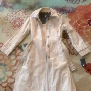 London Fog.. khaki midi length trench-coat